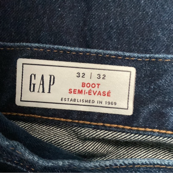 Gap Bootcut Darkwash Jeans, Size 32/32 - Picture 3 of 7